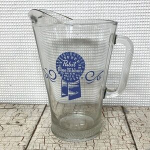 Pabst blue ribbon beer pitcher